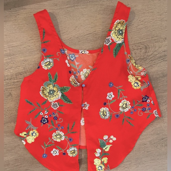 Mind Code Floral Tank - Picture 4 of 5